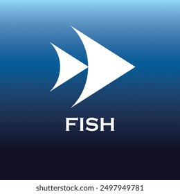 Fish Vector Logo Illustration. Can be used in various designs, such as on clothes, books, etc. And usable for Business and Branding Logos.