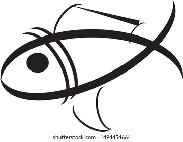 Fish vector for logos and designs