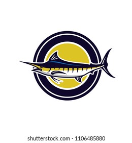 Fish vector mascot icon illustration

