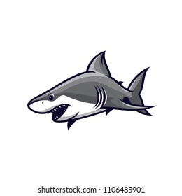 Fish vector mascot icon illustration
