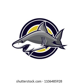 Fish vector mascot icon illustration
