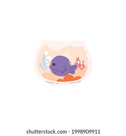 Fish Vector On White Background