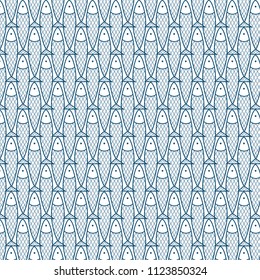 Fish vector pattern