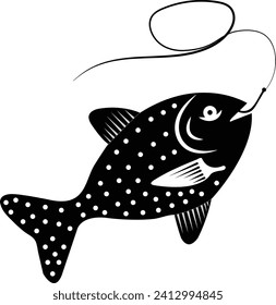 Fish vector t shirt design 