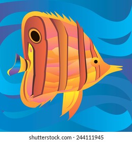 fish vector underwater sea ocean illustration marine