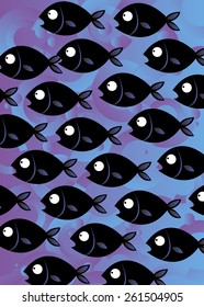 fish vector underwater sea ocean illustration marine