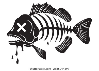 Fish vector,Adorable fish illustration,silhouette vector,creative design projects.