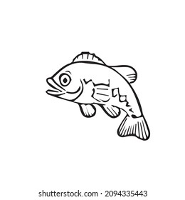 Fish vectors art designs files bass fish, Fishing free vector symbol royalty cliparts, and stock Illustration