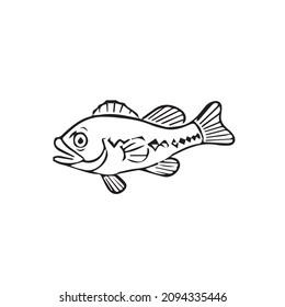 Fish vectors art designs files bass fish, Fishing free vector symbol royalty cliparts, and stock Illustration