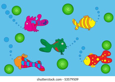 Fish in water