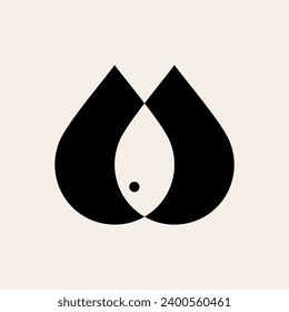 FISH WATER WORLD DAY LOGO BLACK COLOR VECTOR ICON ILLUSTRATION