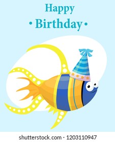 fish wishes happy birthday