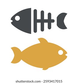 Fish with and without bones