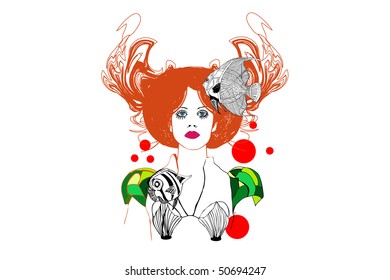 fish woman