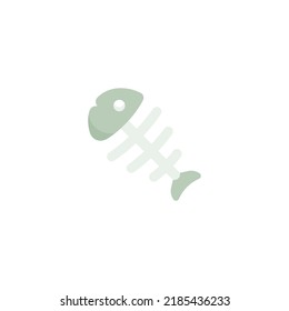 Fishbone - Flat Icon Design