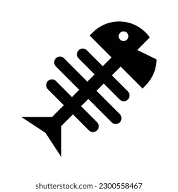 Fischbein-Glyphe-Symbol, Vektorgrafik
