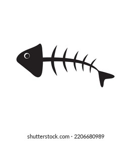 Fishbone Icon Logo Template Vector Stock Vector (Royalty Free ...