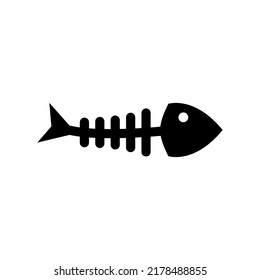 Fishbone Icon Vector Symbol Design Illustration