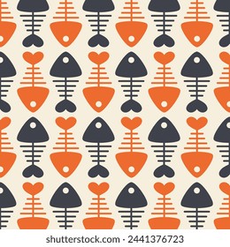 Fishbone Pattern Designs in Fabric, Wallpaper and Textures