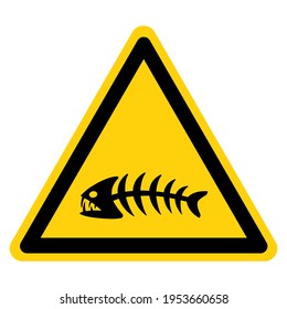 Signo de símbolo Fishbone, Ilustración vectorial, Aislar En Etiqueta De Fondo Blanco. EPS10