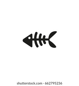 Fishbone trendy icon
