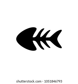 Fishbone Vector Icon