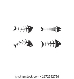 Fishbone vector icon illustration design 