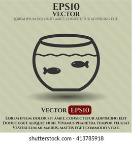 Icono de Fishbowl con peces