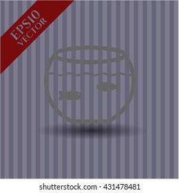 Icono de Fishbowl con peces
