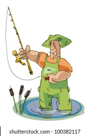 fisher - cartoon