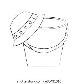 fisher hat with pot