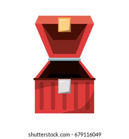 Fisherman box isolated