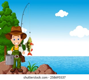fisherman cartoon
