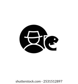Fisherman with fish icon web design in vector