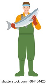 Fisherman Fishing Industry Salmon