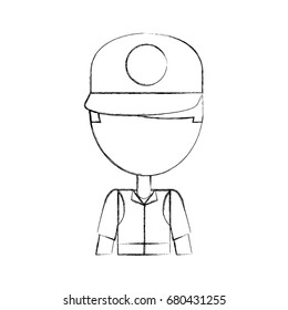 fisherman with hat avatar character