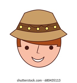 fisherman with hat avatar character