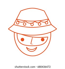 fisherman with hat avatar character