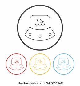 fisherman hat icon