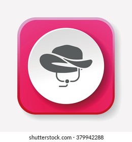 fisherman hat icon