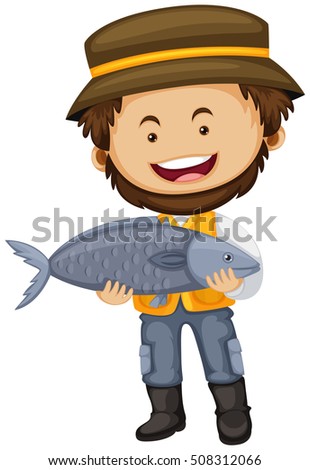 Similar – Image, Stock Photo Art of Fishermen