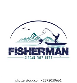 Fisherman logo for the fishing community