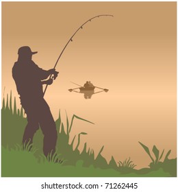 fisherman vector