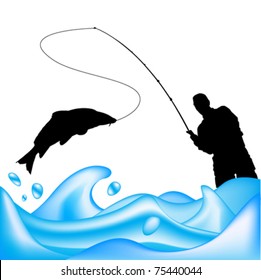 fisherman vector