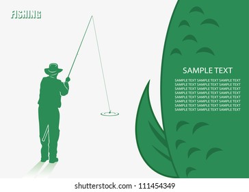 Fisherman - vector illustration
