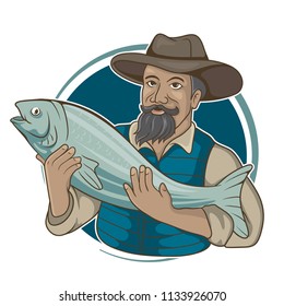 Fisherman vector illustration