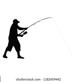 Free Free 170 Silhouette Man Fishing Svg SVG PNG EPS DXF File