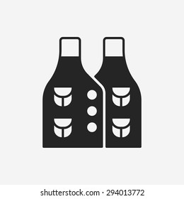 Fisherman vest icon