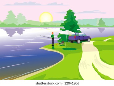 The fisherman will fish