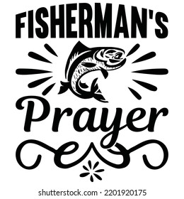 fisherman's prayer t shirt design